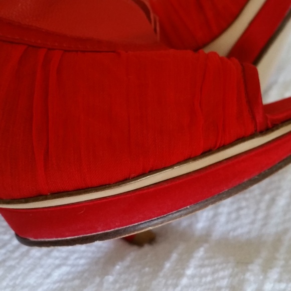 Allen Schwartz ABS Red Shoes Heels  NEW💖Pictures do not do these shoes justice! - Picture 8 of 8
